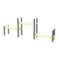 W225 Воркаут Скамейка трехуровневая ZAVODSPORTA