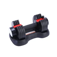 Гантель со ступенчатой регулировкой UNIX Fit 11 кг черная