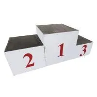 Пьедестал для награждения "матрешка" переносной, разборный (облицовка пластик)