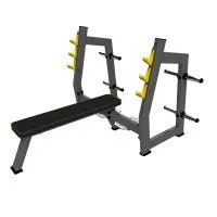 Скамья-стойка DHZ для жима штанги лёжа с площадкой для страховки