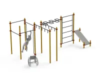 Спортивный комплекс для инвалидов-колясочников WRK-D17