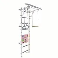 Шведская стенка Midzumi Hoshi Kabe Busyboard (снежный барс и бизиборд розовый)