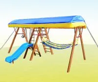 Спортивно-игровой комплекс Kampfer Shadow Hill (голубой)