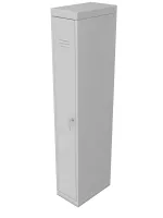 Шкаф для раздевалки однодверный металлический, ширина 300 мм