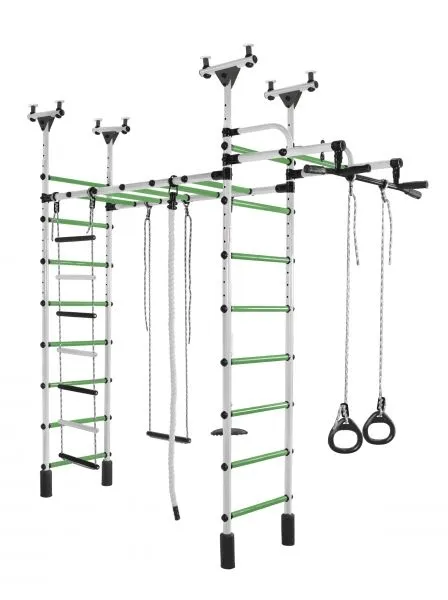 Детский спортивный комплекс Формула Здоровья Слоненок (белый-салатовый)