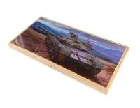 Нарды + Шашки Тульские "Танк Т-90А" средние