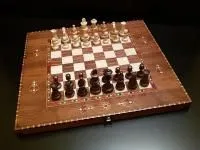 Шахматы - нарды "Константа 50 см" орех антик