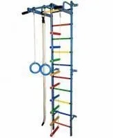 Детский спортивный комплекс Формула Здоровья Карапуз-5А (синий-радуга)