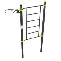 W364 GTO Гимнастический снаряд (шведская стенка) с баскетбольным кольцом ZAVODSPORTA