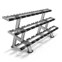 Стойка для гантелей трехъярусная Protrain PWF2135