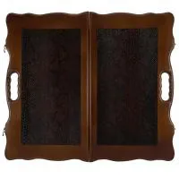 Нарды РФН "Кожаные Питон" средние в дипломате