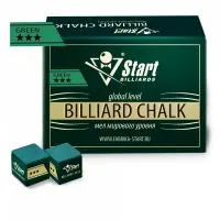 Мел Startbilliards 3 звезды зеленый (144шт)