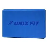Блок для йоги и фитнеса UNIX Fit (200 г) 23 х 15 х 7 см, 1 шт, голубой