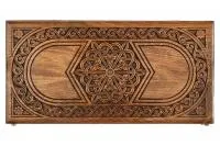 Нарды резные "Шестигранный Узор" 50, Haleyan