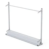 Стойка мобильная для беговых лыж на 39 пар односторонняя