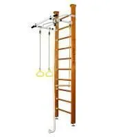 Шведская стенка Kampfer Helena Ceiling (№3 Классический Стандарт белый антик турник)