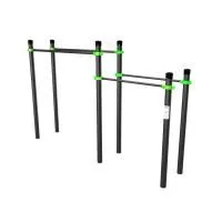 W210 Воркаут Брусья двойные для отжиманий разноуровневые ZAVODSPORTA