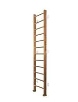 Шведская стенка Kampfer Classic Wall (№2 Ореховый Высота 3 м белый)