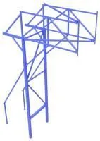 Баскетбольная стойка стационарная (вынос щита 200 см)