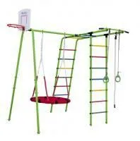 Спортивно-игровой комплекс Формула здоровья Street 1 (салатовый радуга)