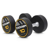 Комплект полиуретановых гантелей 10 пар от  2,5 до 25 кг