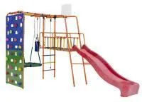 Спортивно-игровой комплекс Формула Здоровья Street 3 (оранжевый радуга)