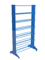 Стеллаж для мячей усиленный двухсторонний 2100 мм (на 112 шт.)