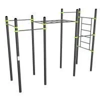 W327 Воркаут (7 перекладин, рукоход классический, шведская стенка) ZAVODSPORTA