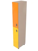 Шкаф для одежды, две секции, 2000х500х300 мм
