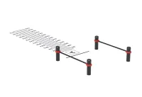 Комплекс для выполнения испытания «Прыжок в длину с места толчком двумя ногами» 108х3,5 мм