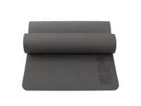 Коврик для йоги и фитнеса 185 х 80 см толщина 8 мм TPE серый