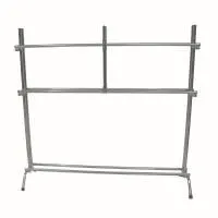 Мобильная подставка для ковриков, на 30-40 шт, 160х35х160 см.