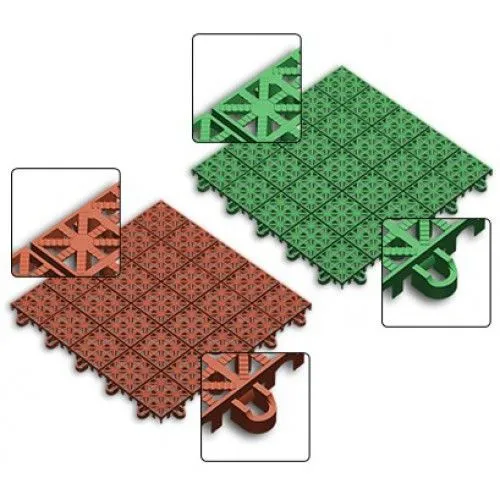 Напольное модульное покрытие спортивных площадок
