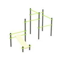 W249 Воркаут (наклонная скамья и 5 перекладин) ZAVODSPORTA