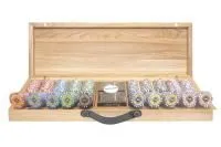 Набор для покера Crown на 500 фишек в кейсе из ясеня v2, Partida