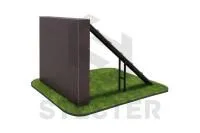 Элемент полосы препятствий "Забор с наклонной доской"