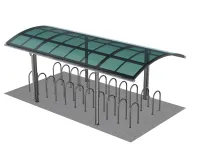 Велопарковка на 20 мест (с навесом)