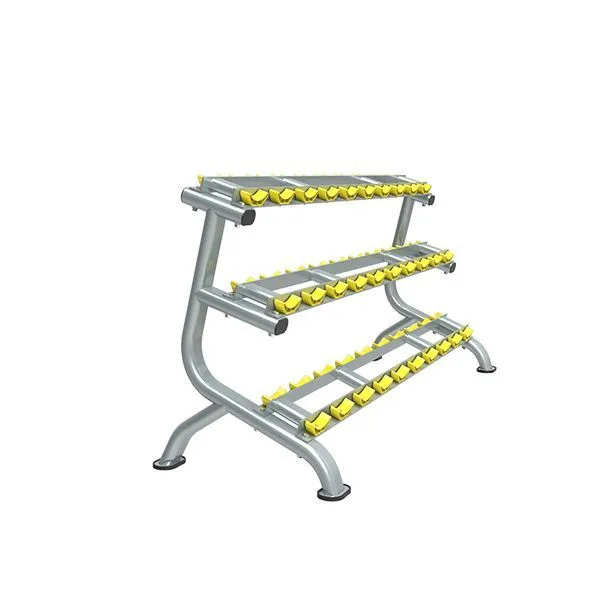 Стойка для гантелей трехрядная  UG-KJ1263 фото Стойка для гантелей трехрядная  UG-KJ1263