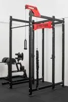 Блочный модуль "Верхняя тяга" для силовой стойки (резиновые петли)