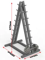 Стойка (горка) для гантелей