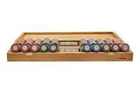 Набор для покера Casino Royale на 500 фишек в дубовом кейсе, Partida