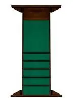 Киевница навесная «Classic» на 4 кия (сосна, орех пекан)