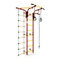 Шведская стенка ROMANA Карусель S5 ДСКМ-2С-8.06.Т1.410.01-14 (красный/желтый)