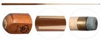 Кий для cнукера 1-pc (146cм, коричневый)