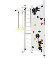 Шведская стенка Kampfer Jungle Ceiling Girl (№6 Жемчужный Стандарт белый турник)