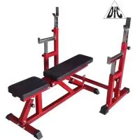 Скамья со стойками под штангу DFC wine DZ005AB