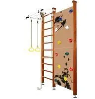 Шведская стенка Kampfer Jungle Ceiling Boy (№4 Вишневый Стандарт белый турник)