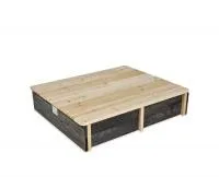 Детская песочница с крышкой для дачи Акцент