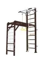 Шведская стенка Kampfer Union Wall (№5 Шоколадный Стандарт белый турник)