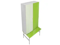 Шкаф-скамейка для раздевалок ЛДСП